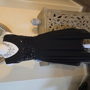 VENUS Elegant Black High Low Dress NWOT